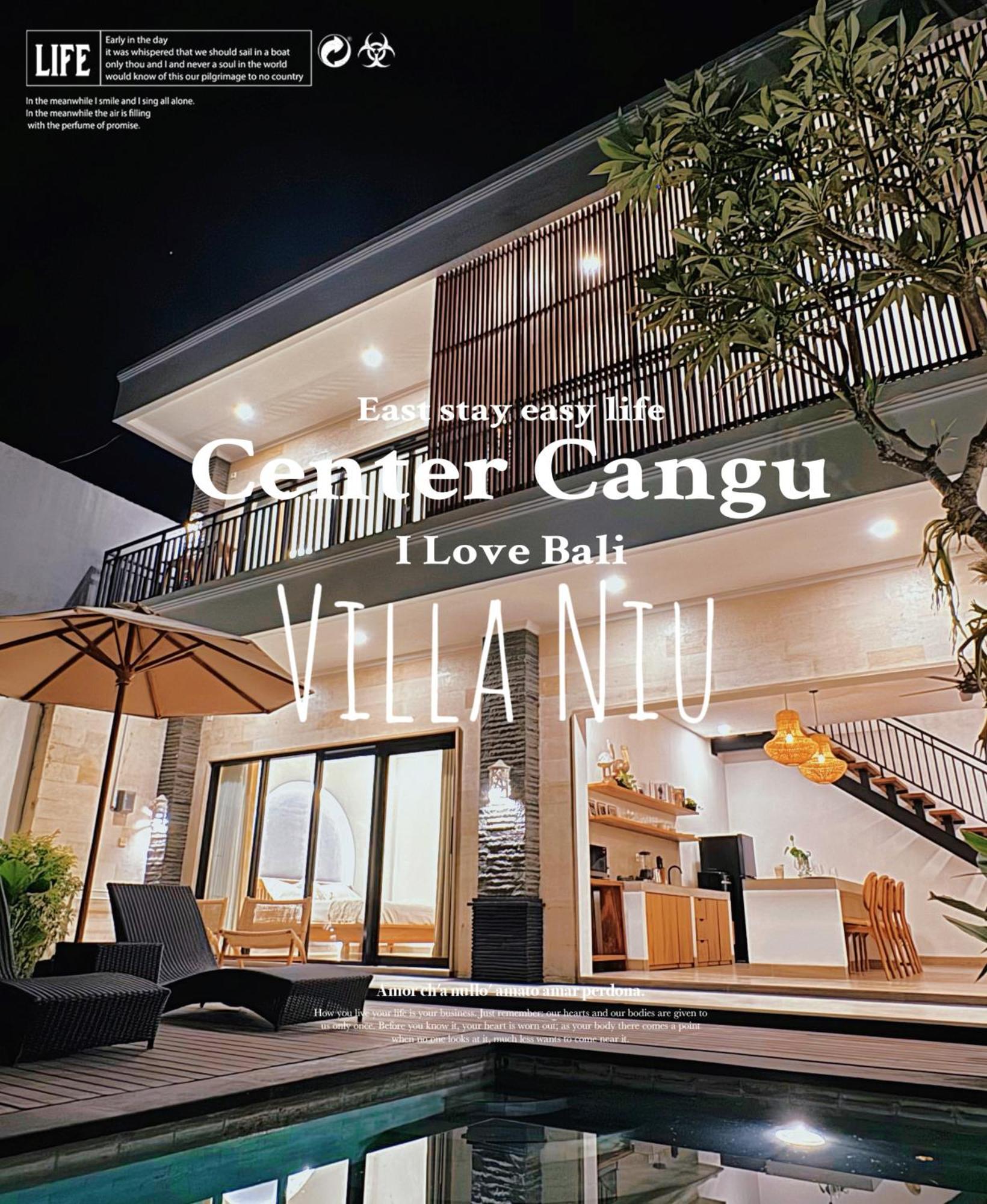Villa Niu Center Canggu - Fattylion 外观 照片